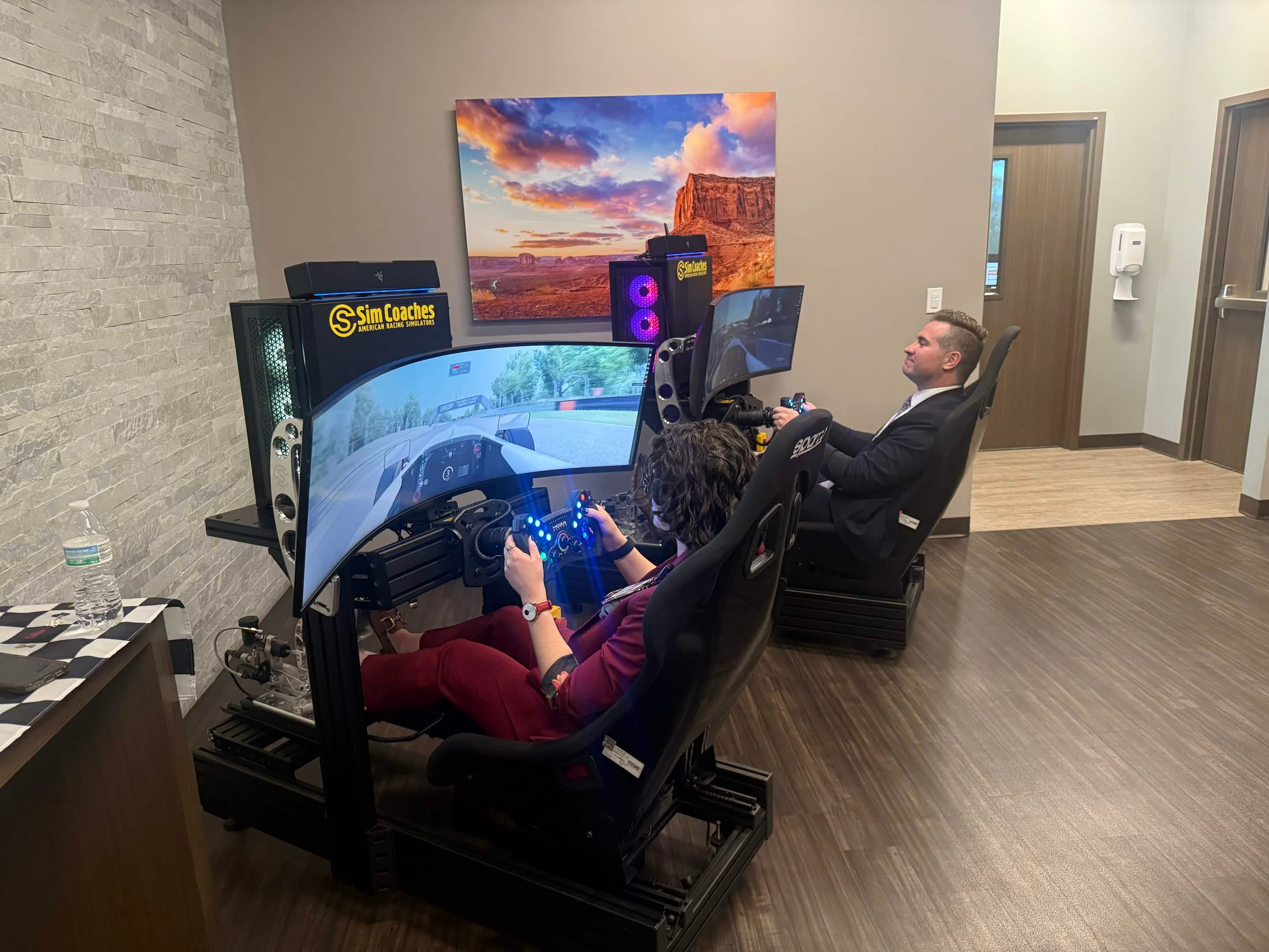 Corporate-ready racing footprint