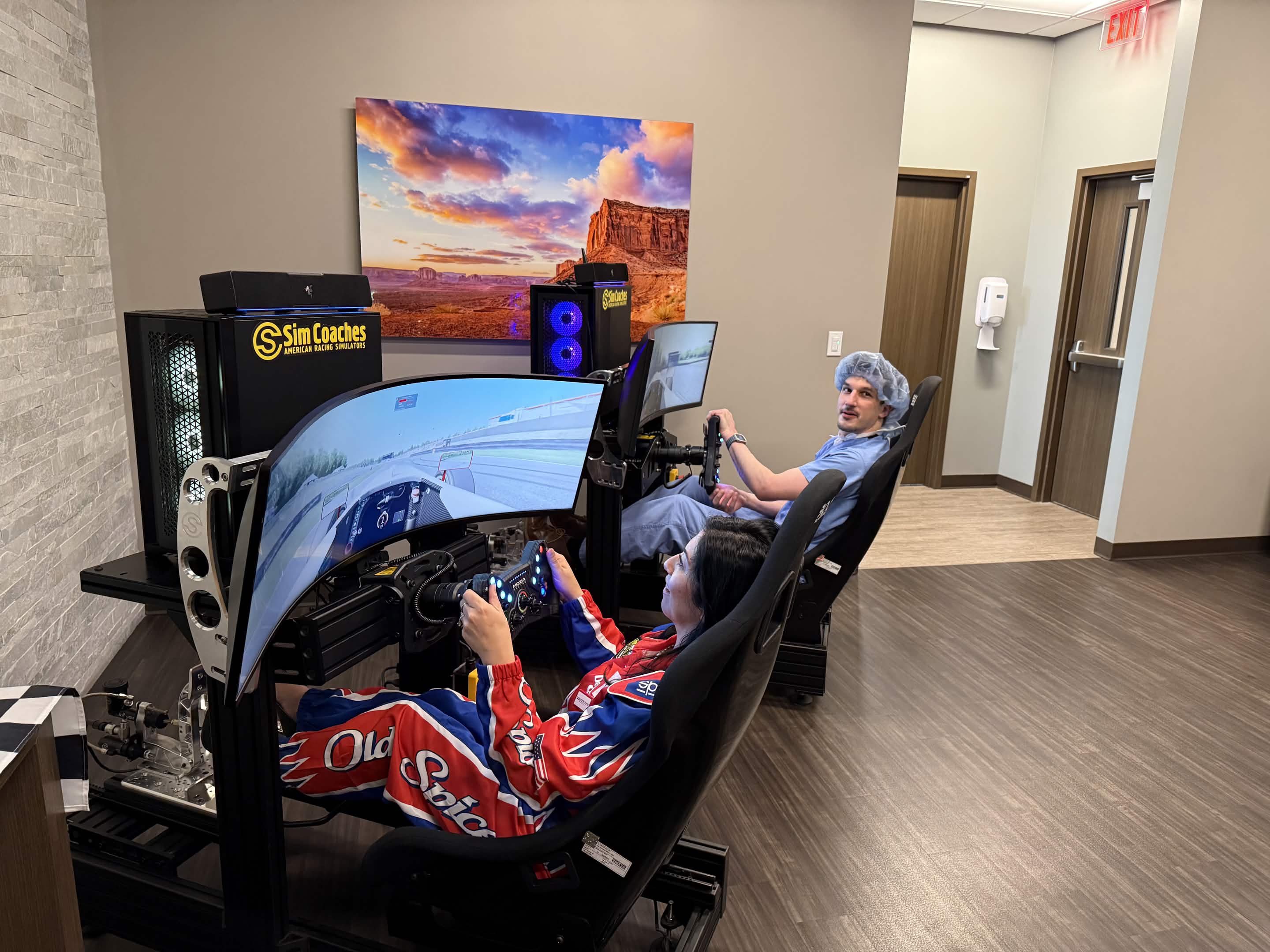 Corporate-ready racing footprint